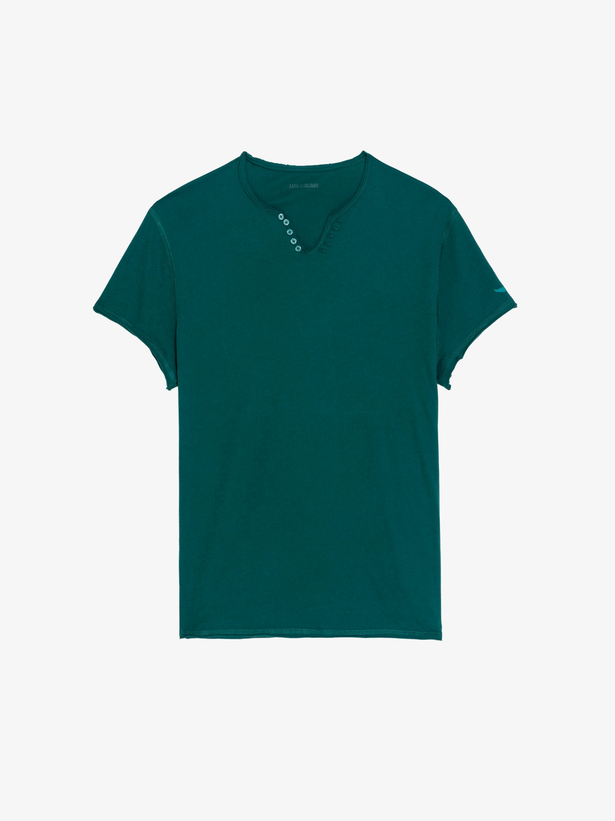 Monsatir Henley T-shirt - Short-sleeved henley t-shirt T-shirt.